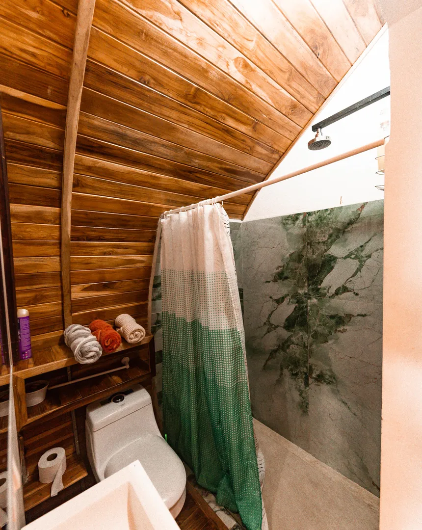 The bathroom